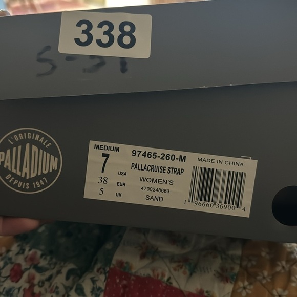 Palladium Pallacruise Platform Sandal Sand Tan Cream Size 7 - Picture 3 of 4